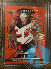 2022-23 Upper Deck Allure Red Rainbow Rookie Reilly Walsh #146 NJ Devils